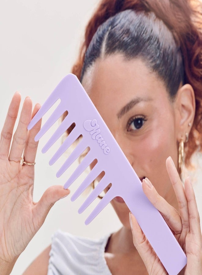 Mane Wide Tooth Comb - Detangling Comb Designed to Minimize Hair Breakage & Hair Loss - Suitable for All Hair Types & Textures - Use in Shower to Evenly Distribute Product - Image 5